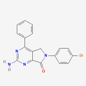 2-Amino-6-(4-bromophenyl)-4-phenyl-5,6-dihydro-7h-pyrrolo[3,4-d]pyrimidin-7-one