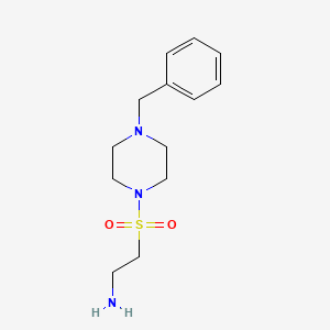 2-[(4-Benzylpiperazin-1-yl)sulfonyl]ethanamine