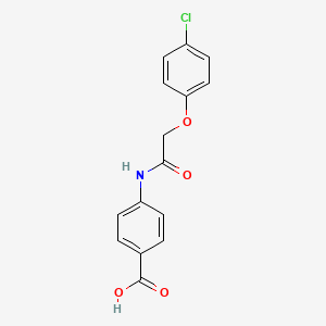 Benzoic acid, 4-(((4-chlorophenoxy)acetyl)amino)-