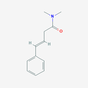 molecular formula C12H15NO B12114434 3-Butenamide, N,N-dimethyl-4-phenyl-, (3E)- 