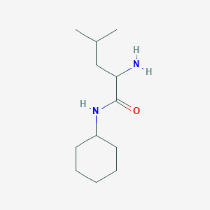 (S)-2-Amino-N-cyclohexyl-4-methylpentanamide hydrochloride