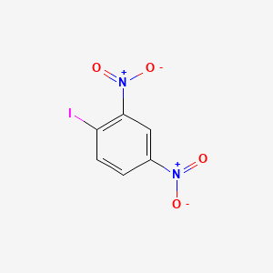 molecular formula C6H3IN2O4 B1211448 1-Iodo-2,4-dinitrobenzene CAS No. 709-49-9