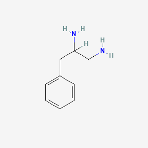 molecular formula C9H14N2 B1211460 3-苯基丙烷-1,2-二胺 CAS No. 75543-73-6