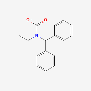 molecular formula C16H16NO2- B12114604 Ethyl(diphenylmethyl)carbamate 