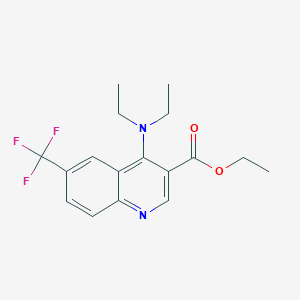 Ethyl 4-(diethylamino)-6-(trifluoromethyl)quinoline-3-carboxylate