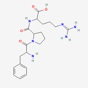 molecular formula C20H30N6O4 B12114666 Phenylalanylprolylarginine 