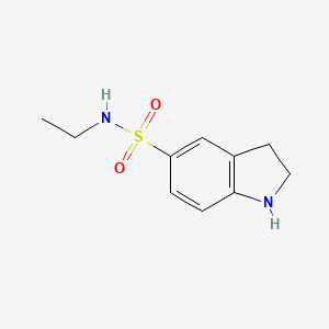 molecular formula C10H14N2O2S B12114673 1h-Indole-5-sulfonamide,n-ethyl-2,3-dihydro- 