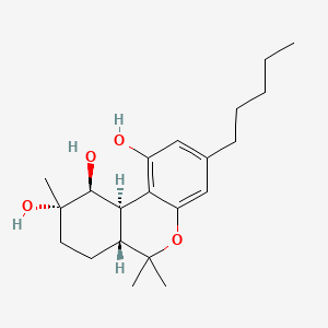 molecular formula C21H32O4 B1211473 Cannabiripsol CAS No. 72236-32-9