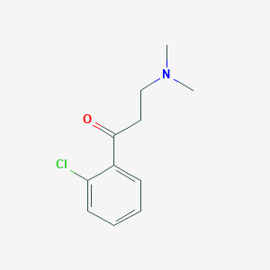 molecular formula C11H14ClNO B12114733 1-(2-Chlorophenyl)-3-(dimethylamino)propan-1-one 