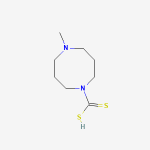 molecular formula C8H16N2S2 B1211474 5-Methyl-1,5-diazocane-1-carbodithioic acid CAS No. 77242-25-2