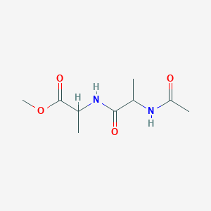 molecular formula C9H16N2O4 B12114868 AC-Ala-ala-ome 