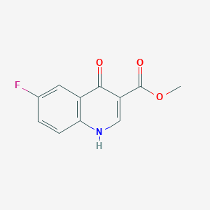 molecular formula C11H8FNO3 B12114903 Methyl 6-fluoro-4-oxo-1,4-dihydroquinoline-3-carboxylate 