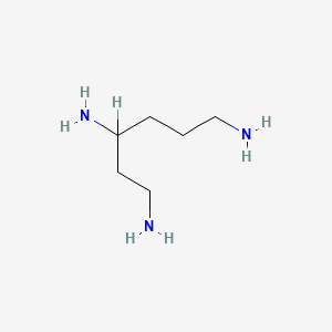 molecular formula C6H17N3 B1211491 1,3,6-Hexanetriamine CAS No. 55911-96-1