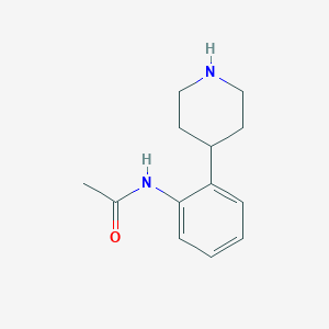 molecular formula C13H18N2O B12115015 N-(2-(Piperidin-4-yl)phenyl)acetamide 