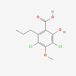 molecular formula C11H12Cl2O4 B1211512 二甲氧基联苯甲醚 A CAS No. 94474-29-0