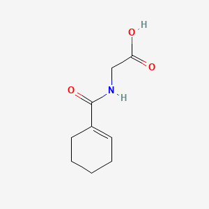 molecular formula C9H13NO3 B1211515 3,4,5,6-四氢马尿酸 CAS No. 64253-92-5