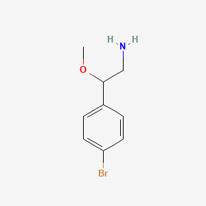 2-(4-Bromophenyl)-2-methoxyethan-1-amine