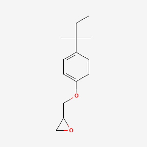 molecular formula C14H20O2 B12115320 2-[[4-(2-Methylbutan-2-yl)phenoxy]methyl]oxirane CAS No. 50605-34-0