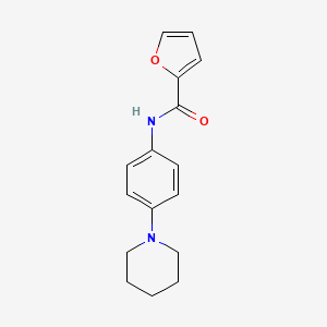 molecular formula C16H18N2O2 B12115321 2-furyl-N-(4-piperidylphenyl)carboxamide 