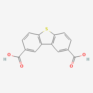 molecular formula C14H8O4S B12115389 Dibenzo[b,d]thiophene-2,8-dicarboxylic acid 