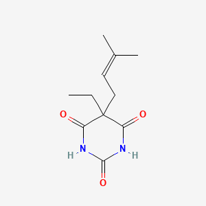 5-Ethyl-5-(3-methyl-2-butenyl)barbituric acid