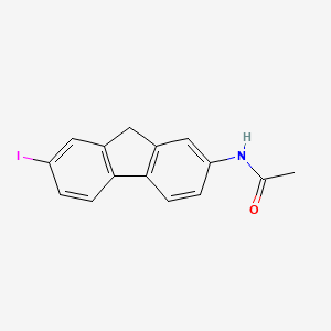 molecular formula C15H12INO B1211544 N-2-乙酰氨基-7-碘芴 CAS No. 43146-78-7