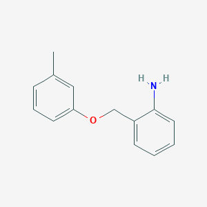 Benzenamine, 2-[(3-methylphenoxy)methyl]-