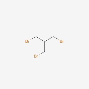 molecular formula C4H7Br3 B12115492 1,3-Dibromo-2-(bromomethyl)propane CAS No. 62127-48-4