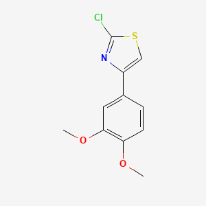 2-Chloro-4-(3,4-dimethoxyphenyl)-1,3-thiazole