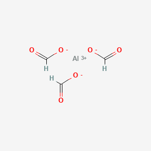 molecular formula C3H3AlO6 B1211560 Aluminum formate CAS No. 7360-53-4