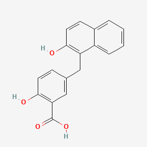 molecular formula C18H14O4 B1211572 Epicarin CAS No. 60539-09-5