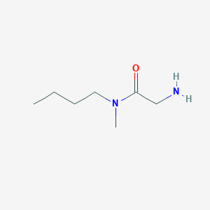 molecular formula C7H16N2O B12115757 Acetamide,2-amino-N-butyl-N-methyl- 