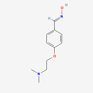 molecular formula C11H16N2O2 B12115781 4-(2-(Dimethylamino)ethoxy)benzaldehyde oxime 