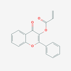 molecular formula C18H12O4 B12115894 3-Acryloyloxy flavone 