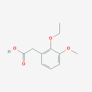 molecular formula C11H14O4 B12115904 (2-Ethoxy-3-methoxy-phenyl)-acetic acid 