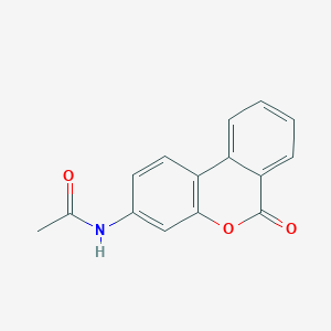 molecular formula C15H11NO3 B1211591 N-(6-Oxo-6H-dibenzo[b,d]pyran-3-yl)acetamide CAS No. 7355-92-2