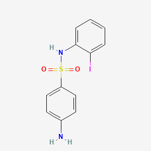 4-amino-N-(2-iodophenyl)benzene-1-sulfonamide