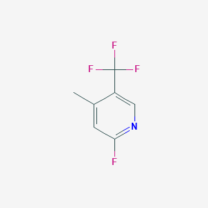 molecular formula C7H5F4N B12115993 2-Fluoro-4-methyl-5-trifluoromethyl-pyridine 