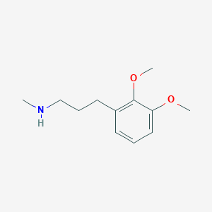 molecular formula C12H19NO2 B12115996 [3-(2,3-Dimethoxy-phenyl)-propyl]-methyl-amine 