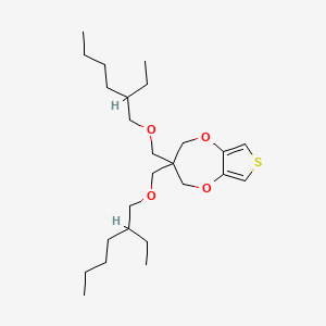 molecular formula C25H44O4S B12115999 3,3-Bis(((2-ethylhexyl)oxy)methyl)-3,4-dihydro-2H-thieno[3,4-b][1,4]dioxepine 