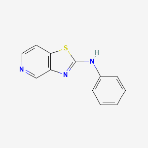 Thiazolo[4,5-c]pyridin-2-amine, N-phenyl-