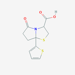 5-Oxo-7a-thien-2-ylhexahydropyrrolo[2,1-b][1,3]thiazole-3-carboxylic acid