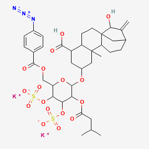 molecular formula C37H47K2N3O17S2 B1211620 Pab-atr CAS No. 83579-68-4