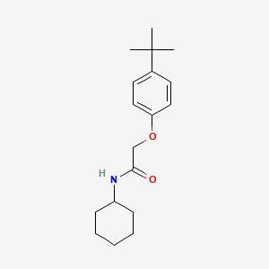 molecular formula C18H27NO2 B12116213 2-(4-tert-butylphenoxy)-N-cyclohexylacetamide 