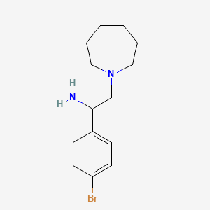 1H-Azepine-1-ethanamine, alpha-(4-bromophenyl)hexahydro-