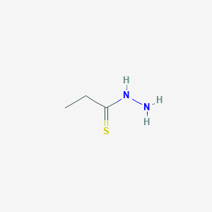 molecular formula C3H8N2S B12116323 Propanethiohydrazide CAS No. 89946-93-0