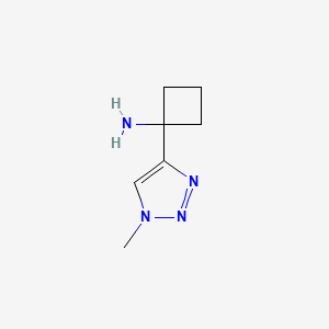 1-(1-Methyl-1H-1,2,3-triazol-4-yl)cyclobutanamine