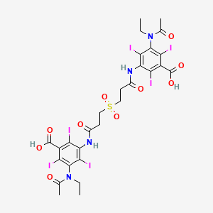 molecular formula C28H28I6N4O10S B1211637 Iosulamide CAS No. 23205-04-1