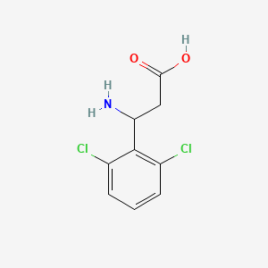 3-Amino-3-(2,6-dichlorophenyl)propanoic acid