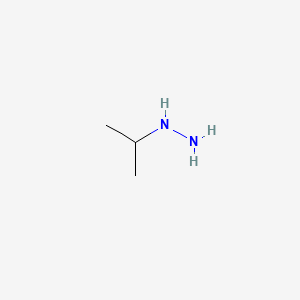 molecular formula C3H10N2 B1211640 1-异丙基肼 CAS No. 2257-52-5
